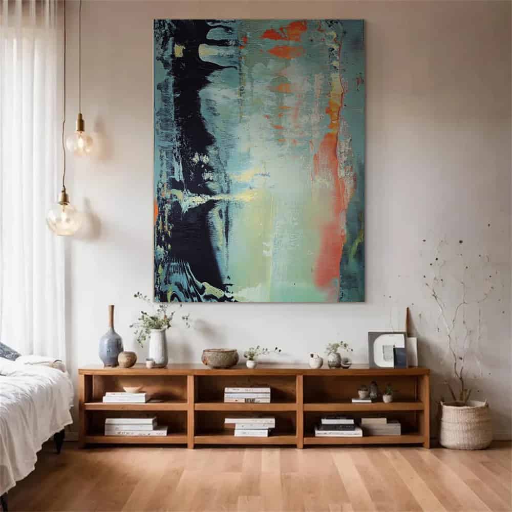 ABSTRACT ART "VOLCANIC SHORELINE"