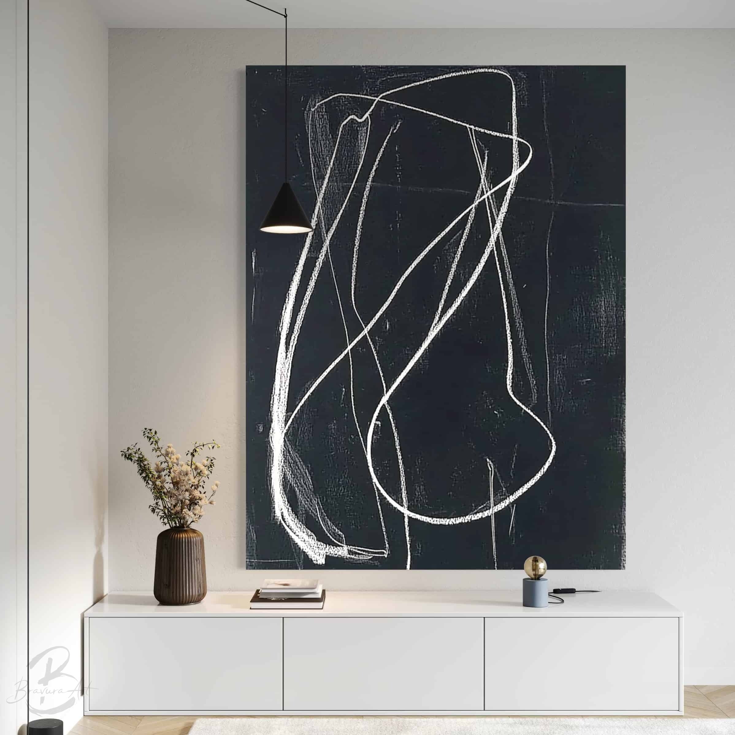 GEOMETRIC ART "GHOSTLY DANCE"