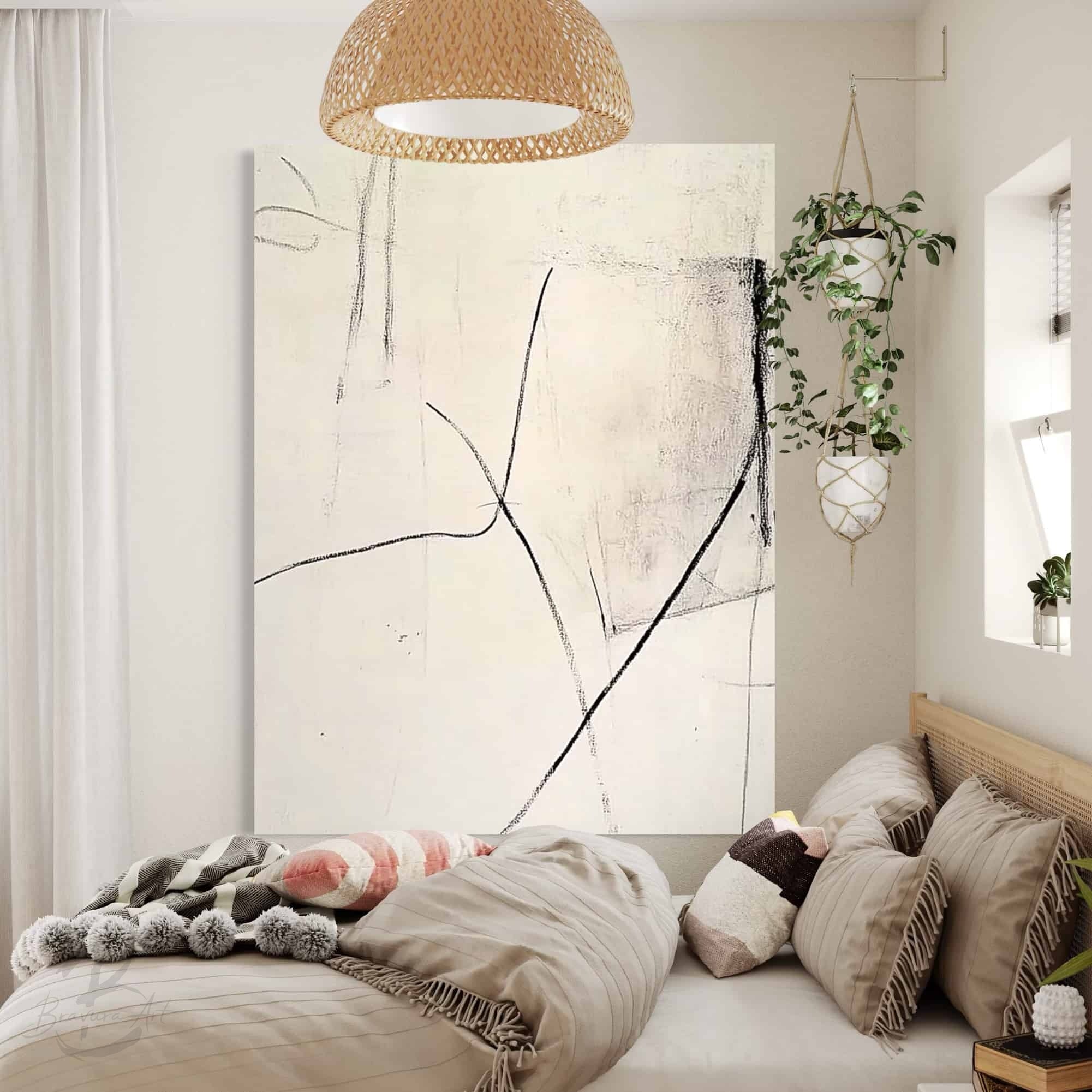 WABI SABI WALL ART "SERENE LINES"