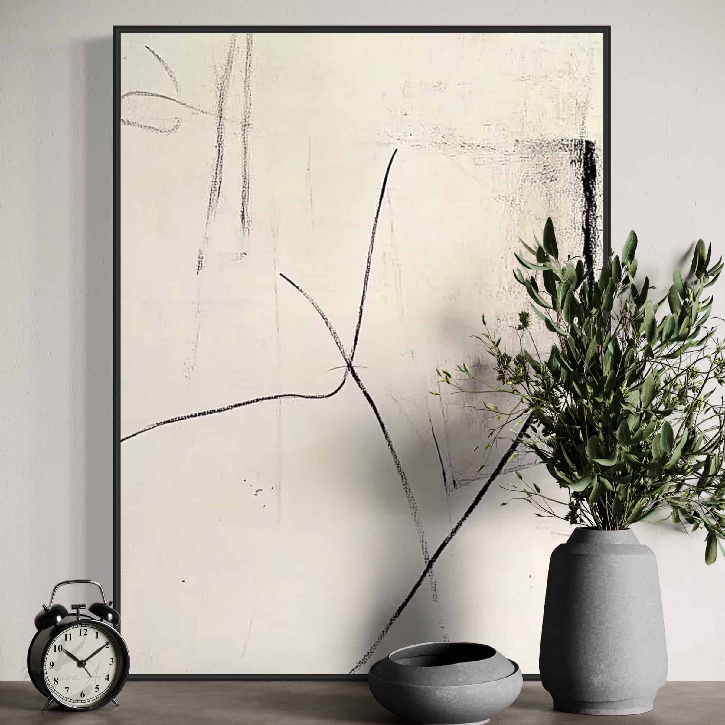 WABI SABI WALL ART "SERENE LINES"