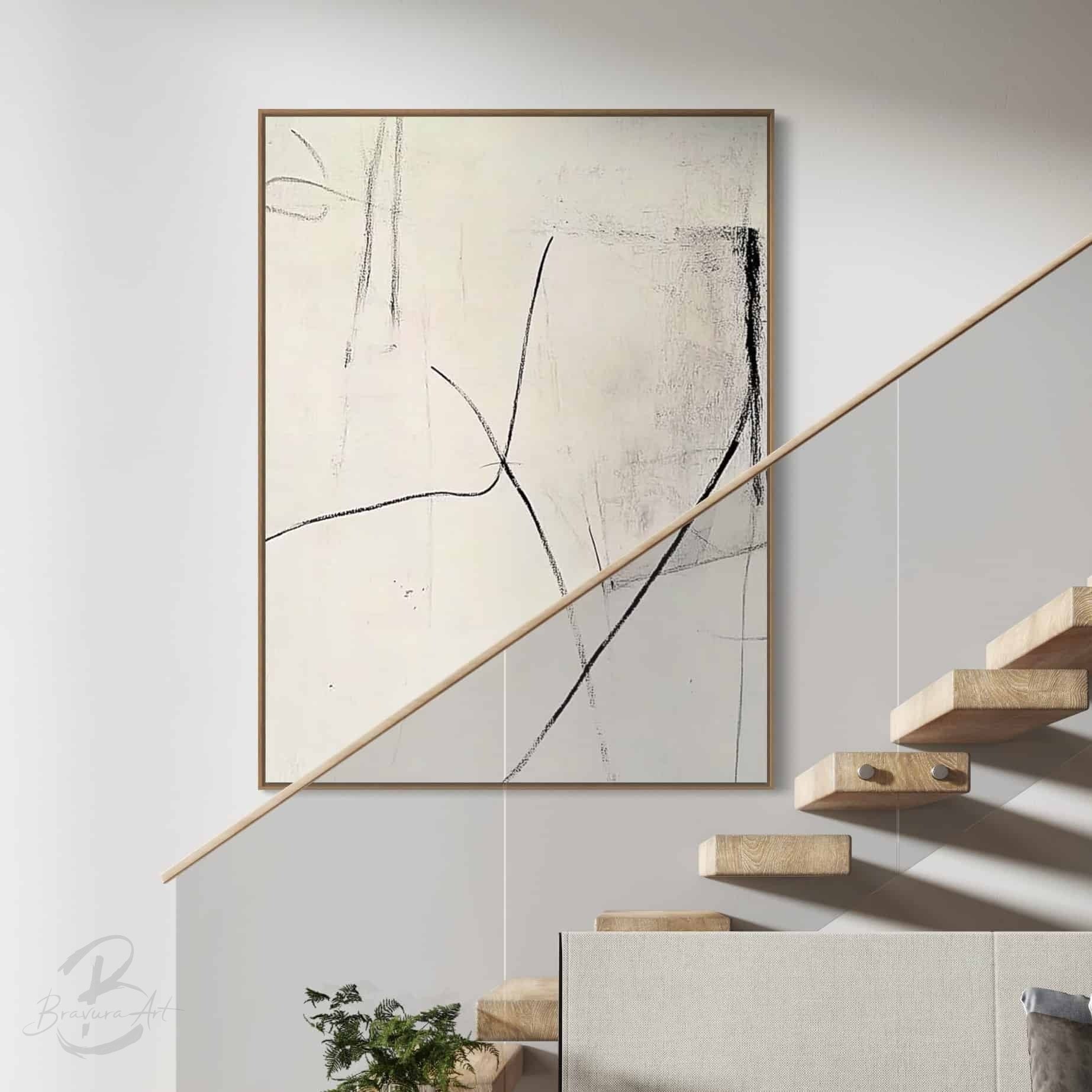 WABI SABI WALL ART "SERENE LINES"
