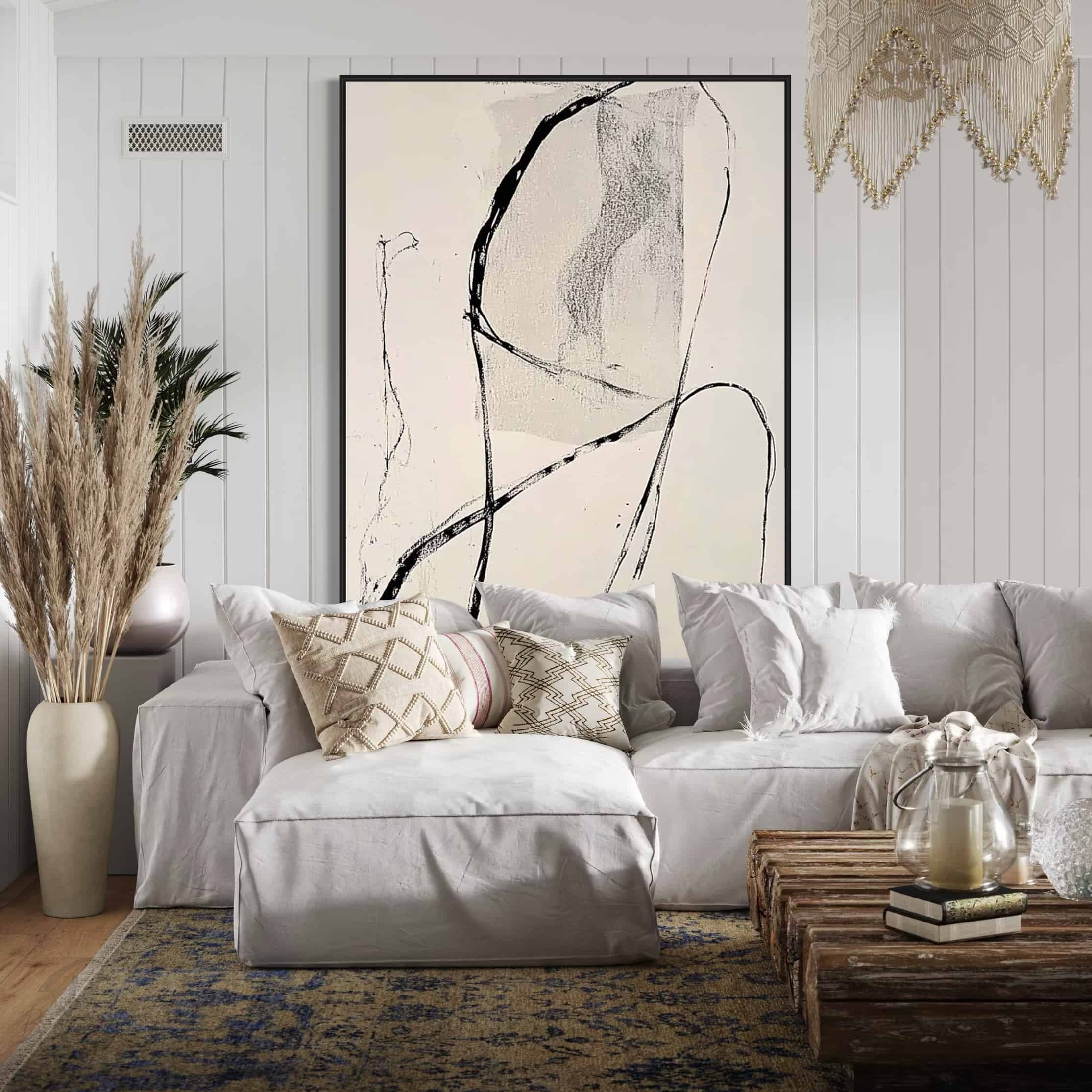 GEOMETRIC ART "UNWINDING LINES"