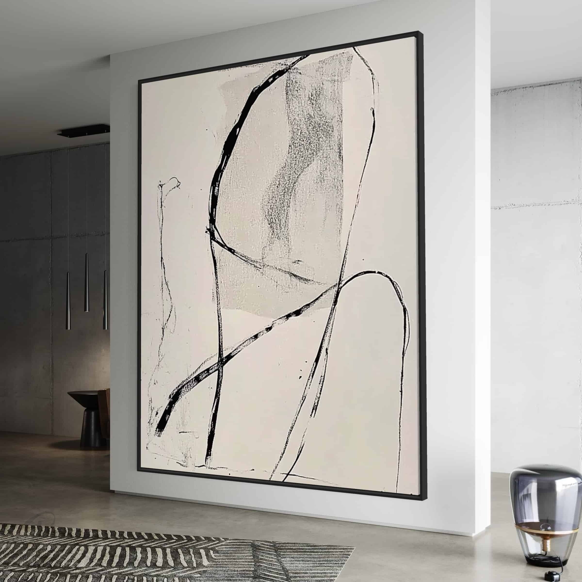 GEOMETRIC ART "UNWINDING LINES"