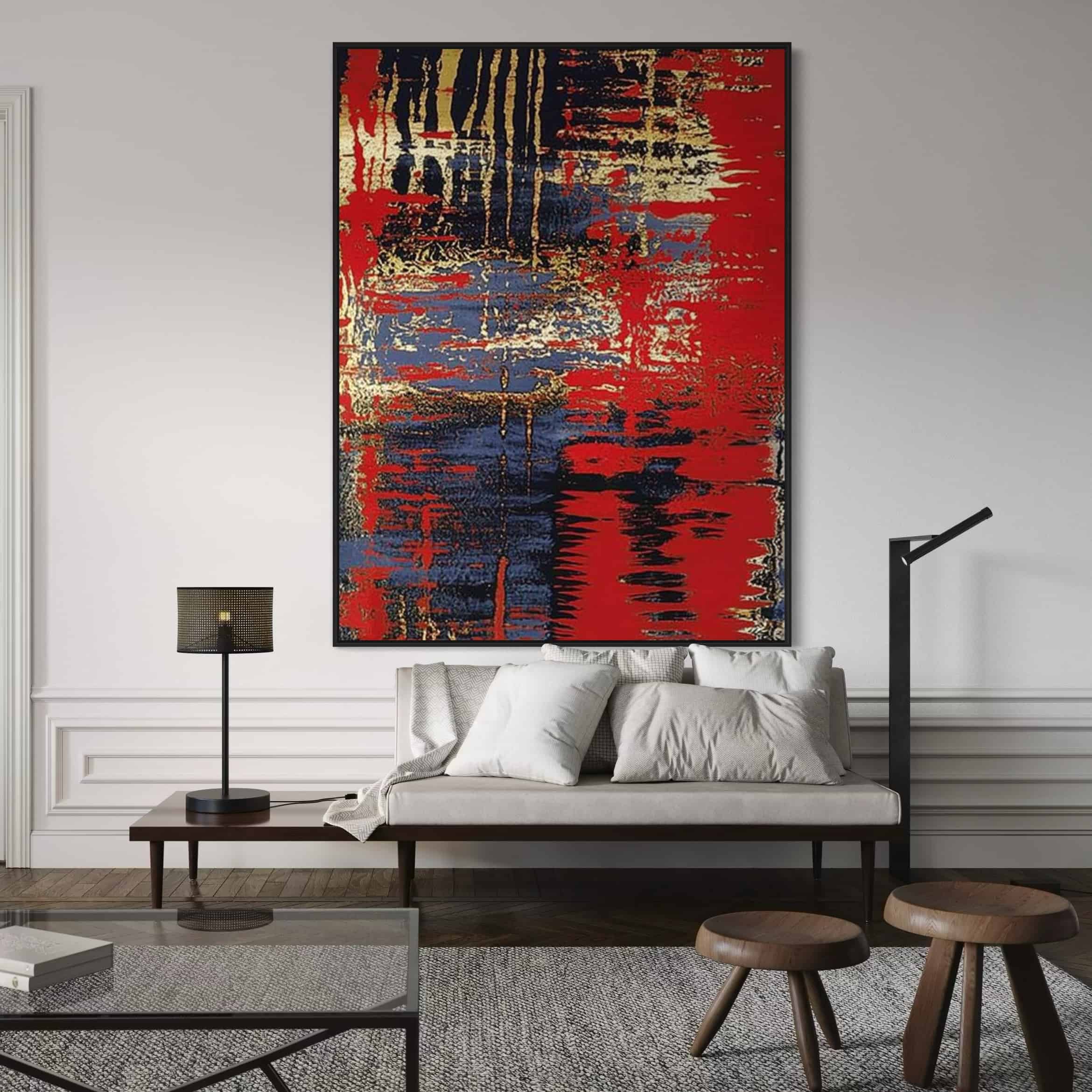 ABSTRACT EXPRESSIONISM: "ROYAL FLUSH"