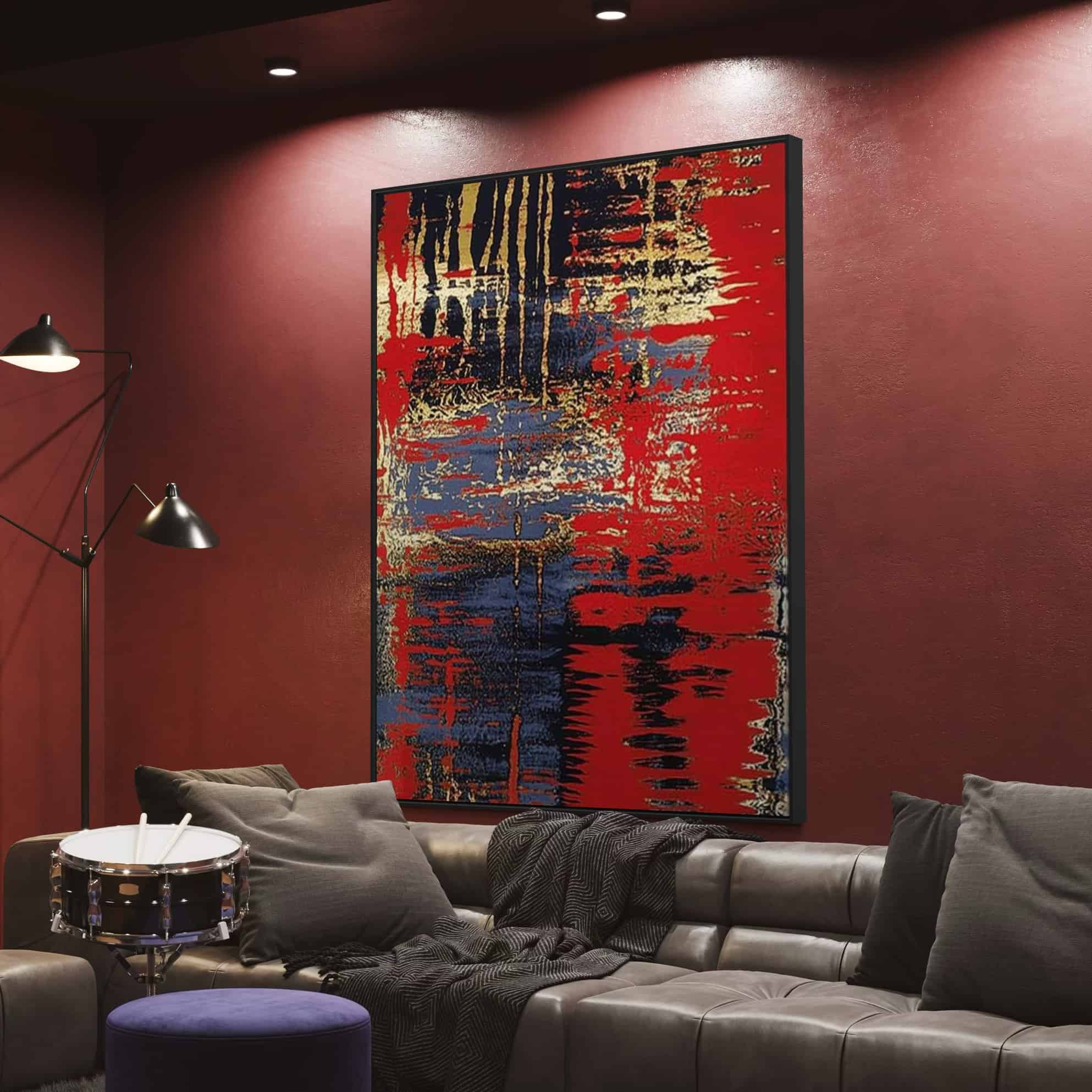 ABSTRACT EXPRESSIONISM: "ROYAL FLUSH"