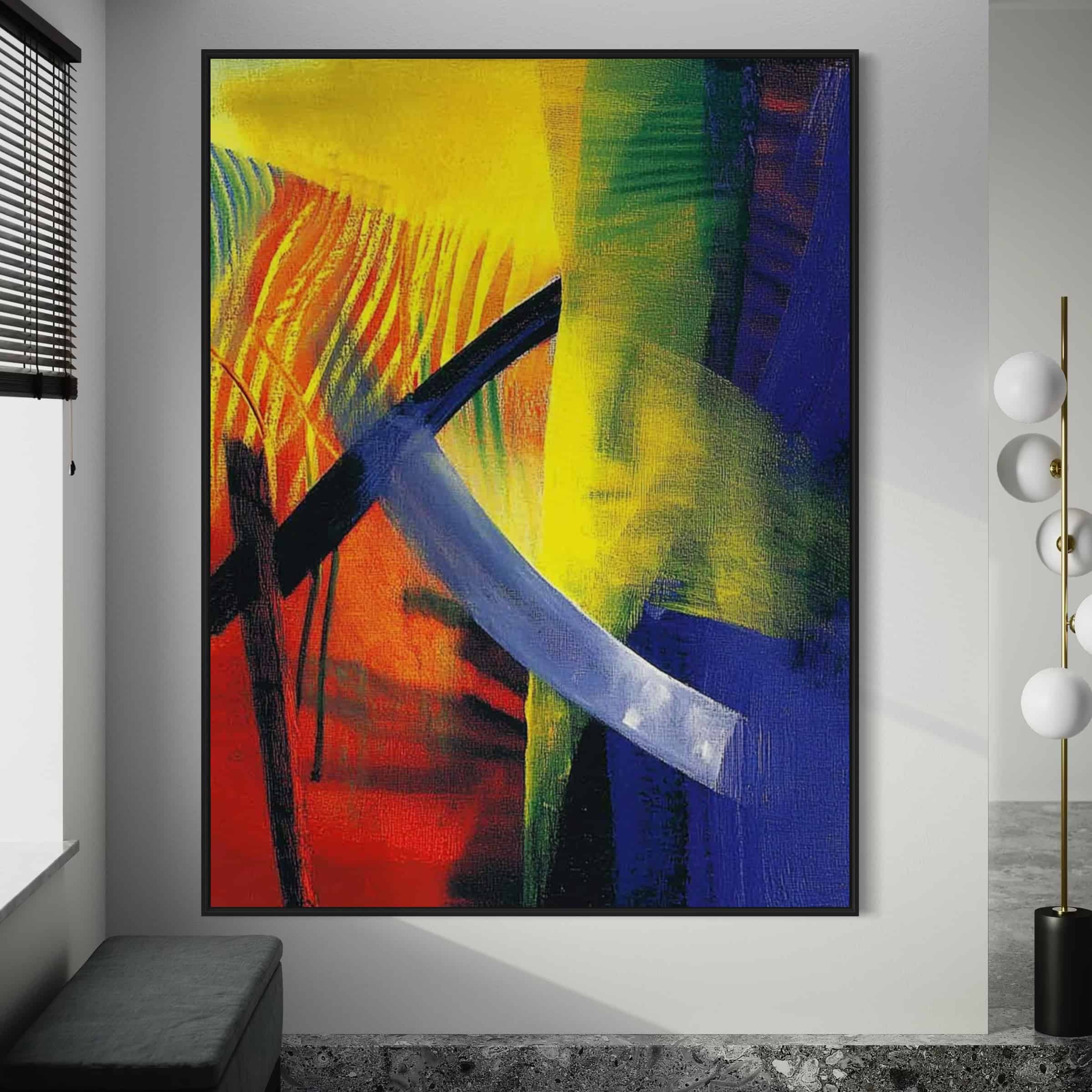 ABSTRACT EXPRESSIONIST PAINTING: "COSMIC DANCE"