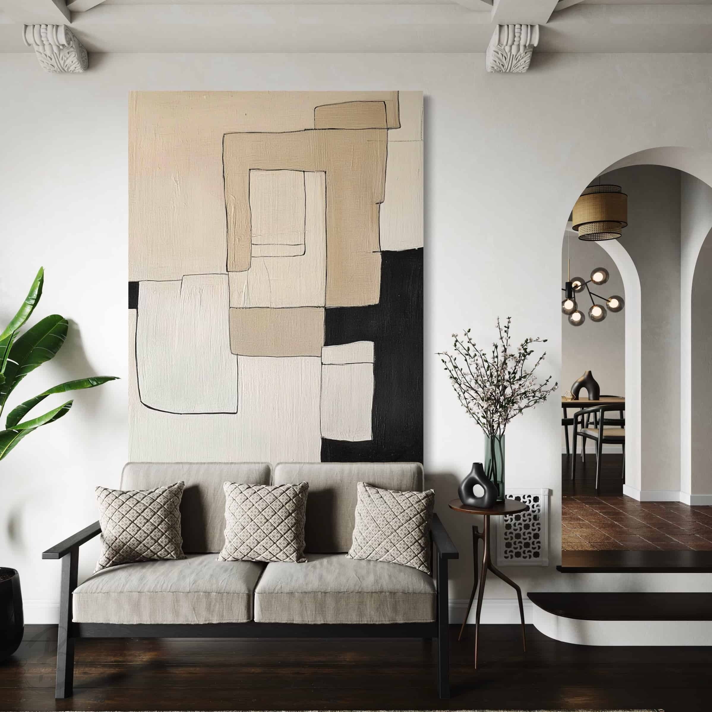 GEOMETRIC ART "DISTINCT PATHS"