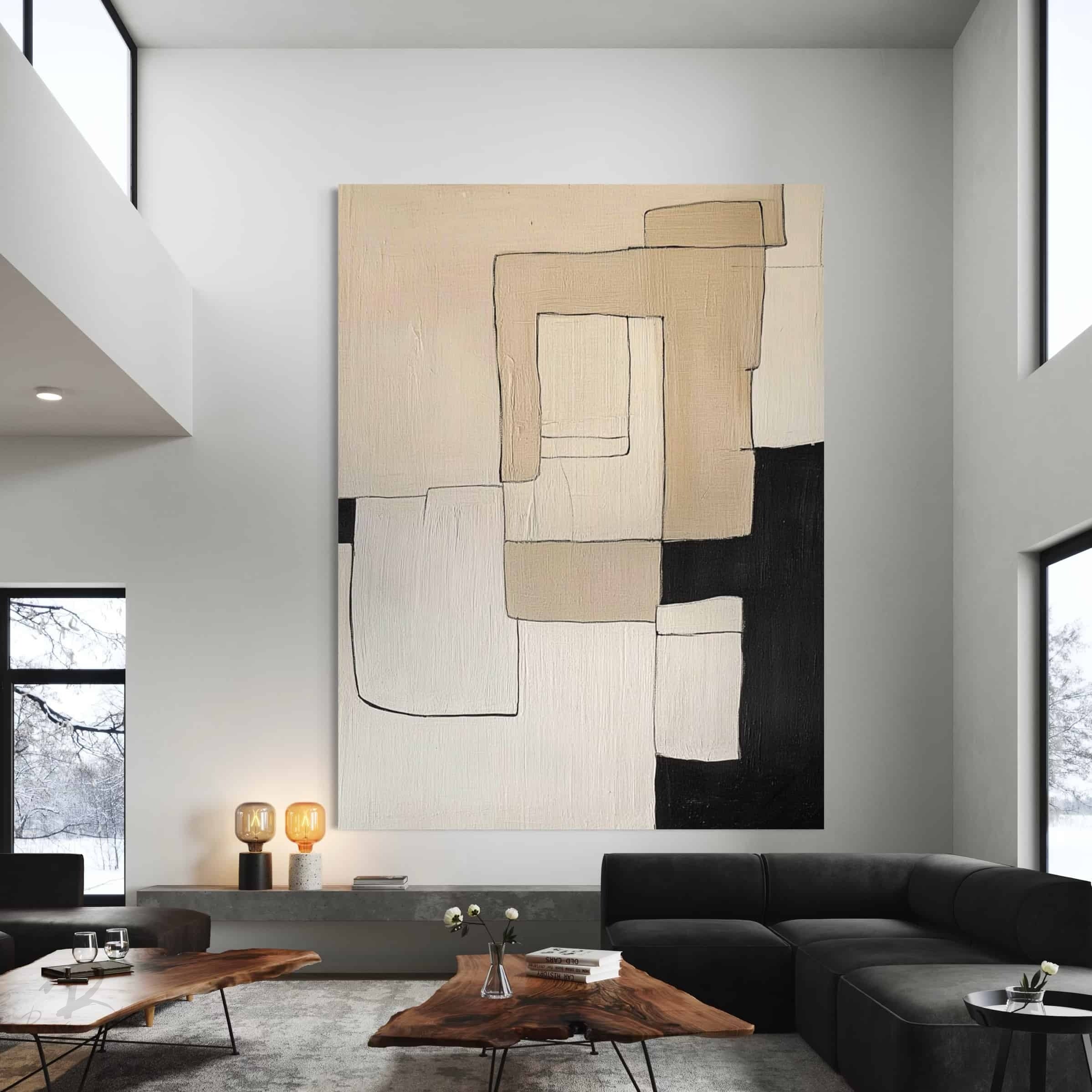 GEOMETRIC ART "DISTINCT PATHS"
