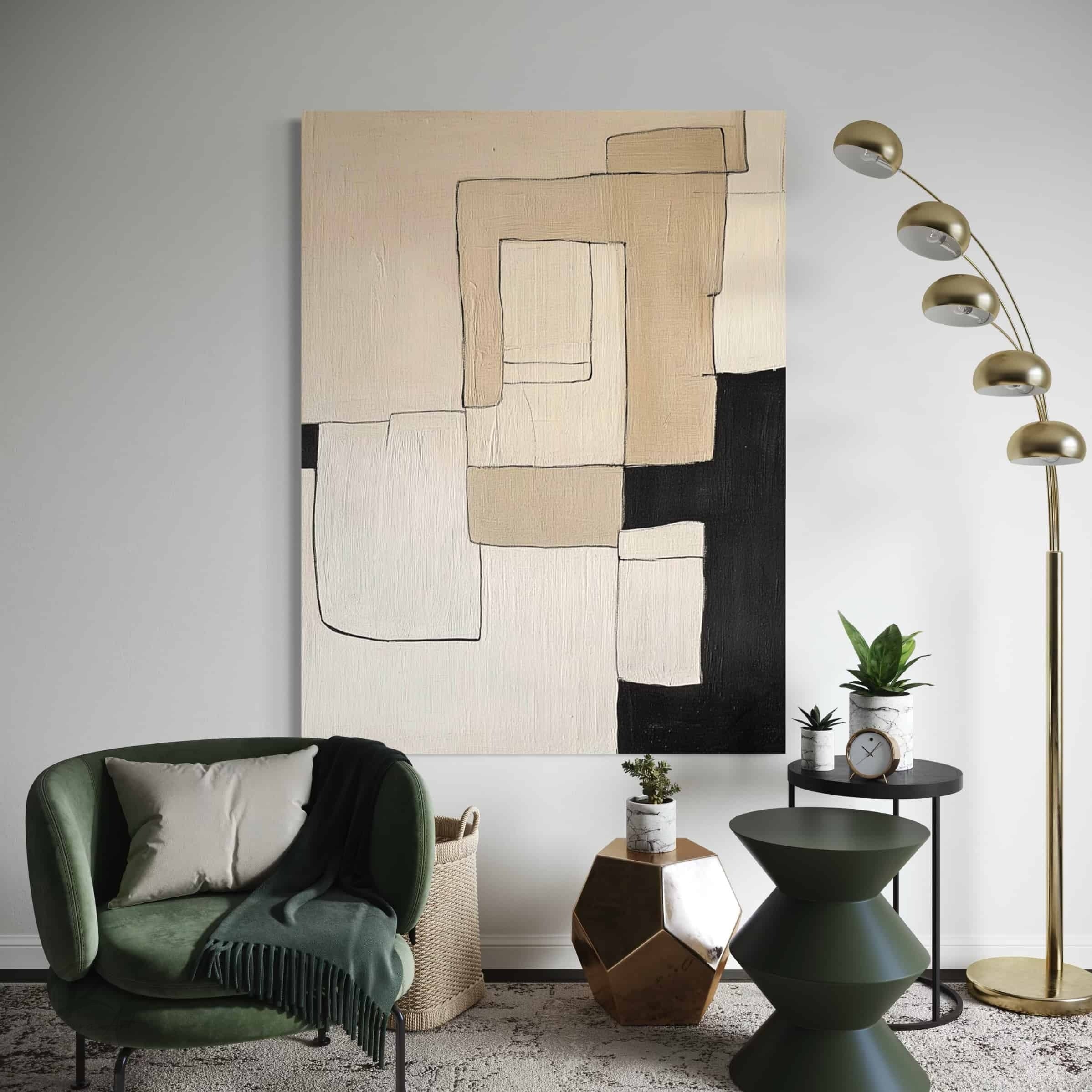 GEOMETRIC ART "DISTINCT PATHS"