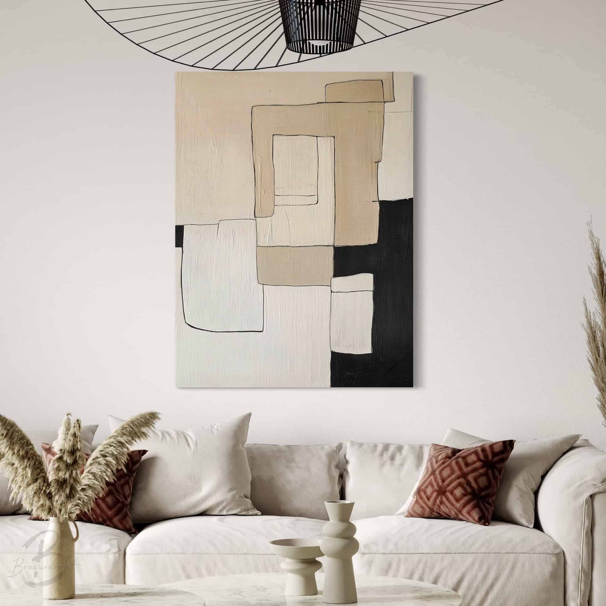 GEOMETRIC ART "DISTINCT PATHS"