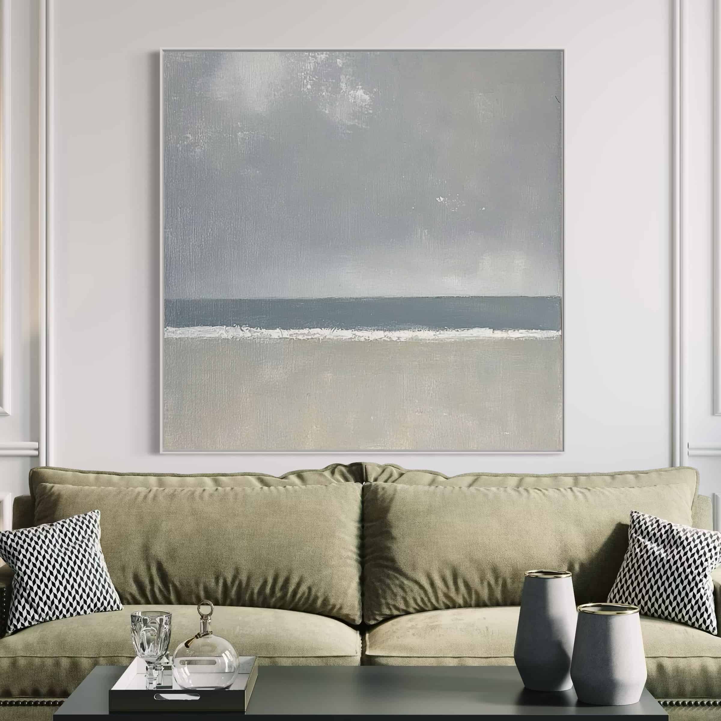 MINIMALIST ART "SILVER LINING"