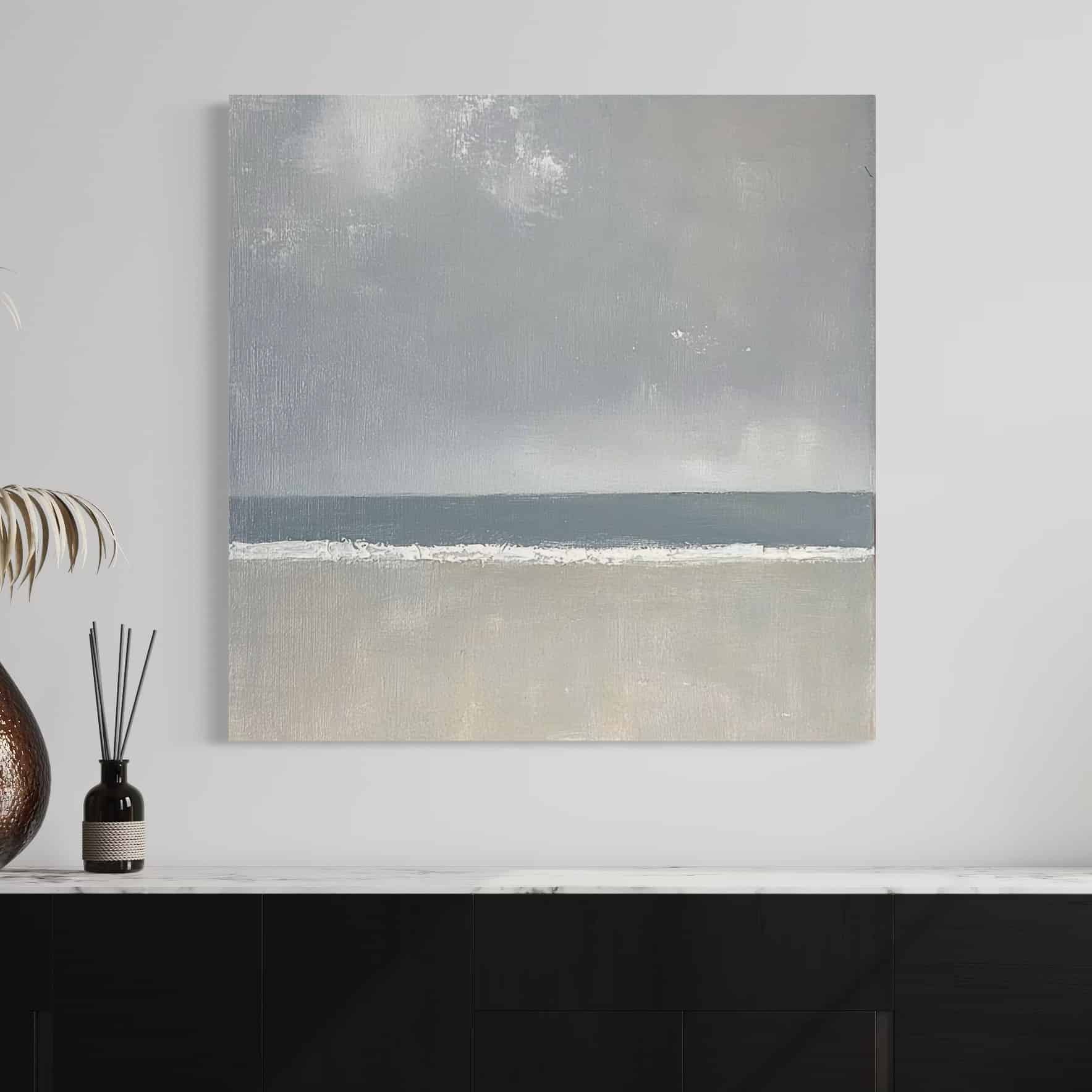 MINIMALIST ART "SILVER LINING"
