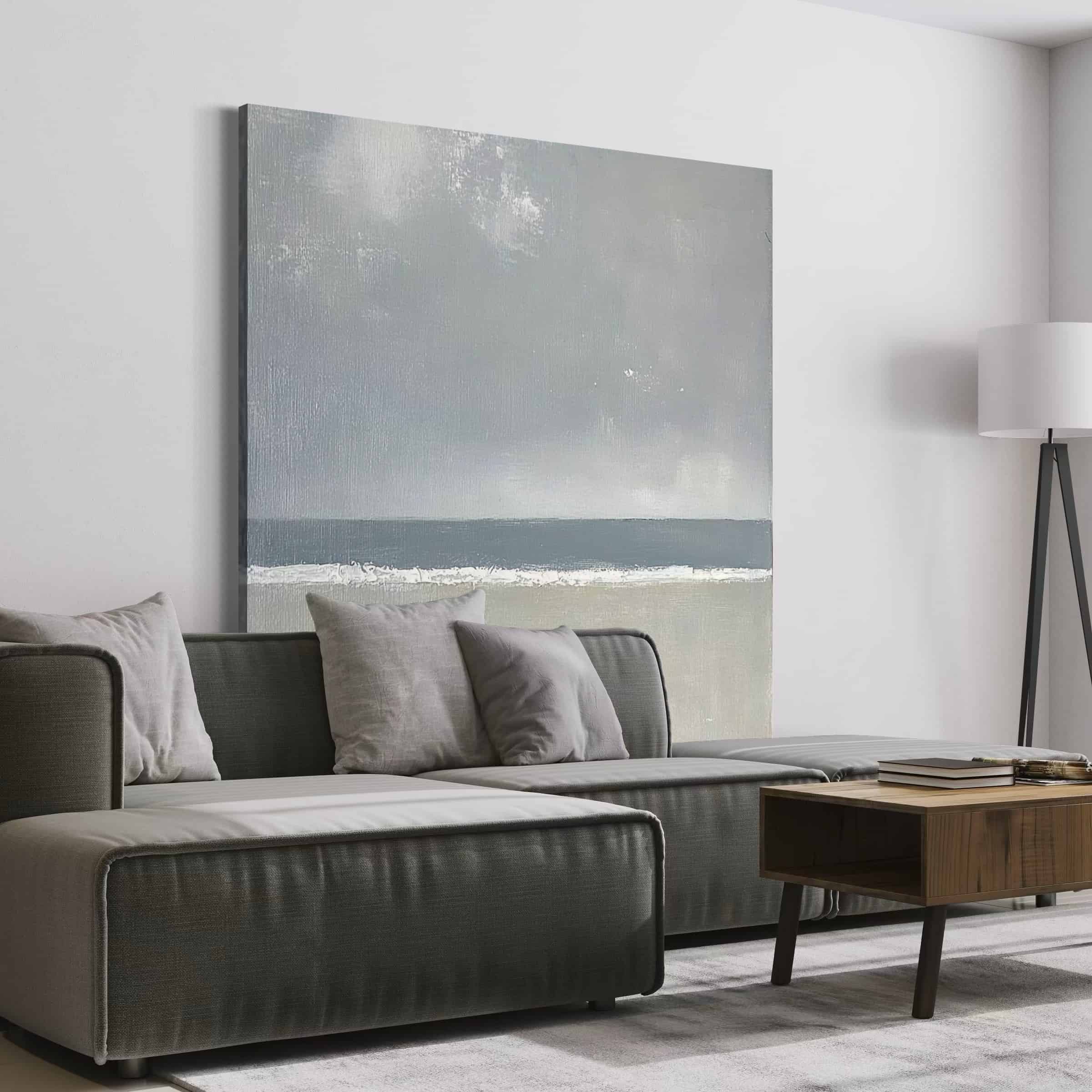 MINIMALIST ART "SILVER LINING"