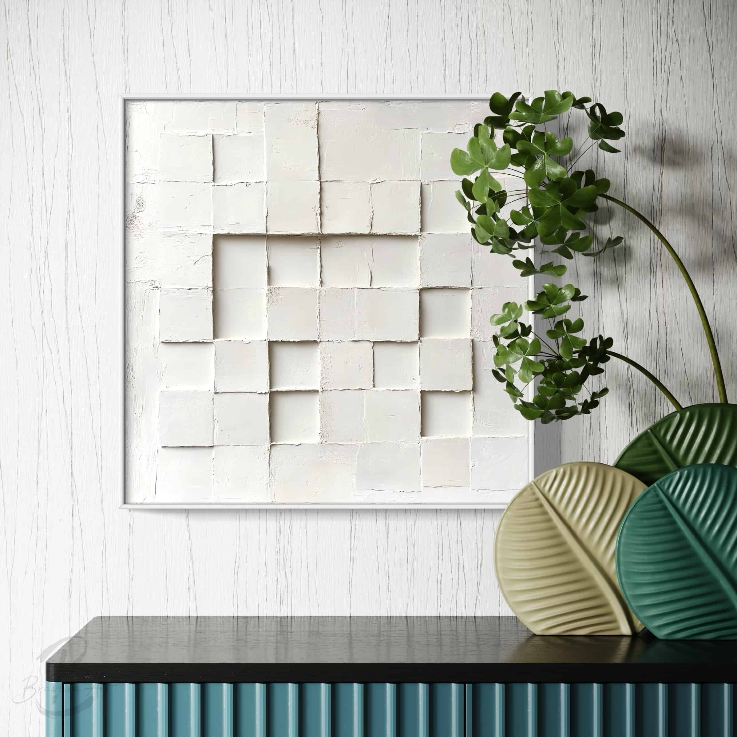 GEOMETRIC ART "ASCENDING CUBES"