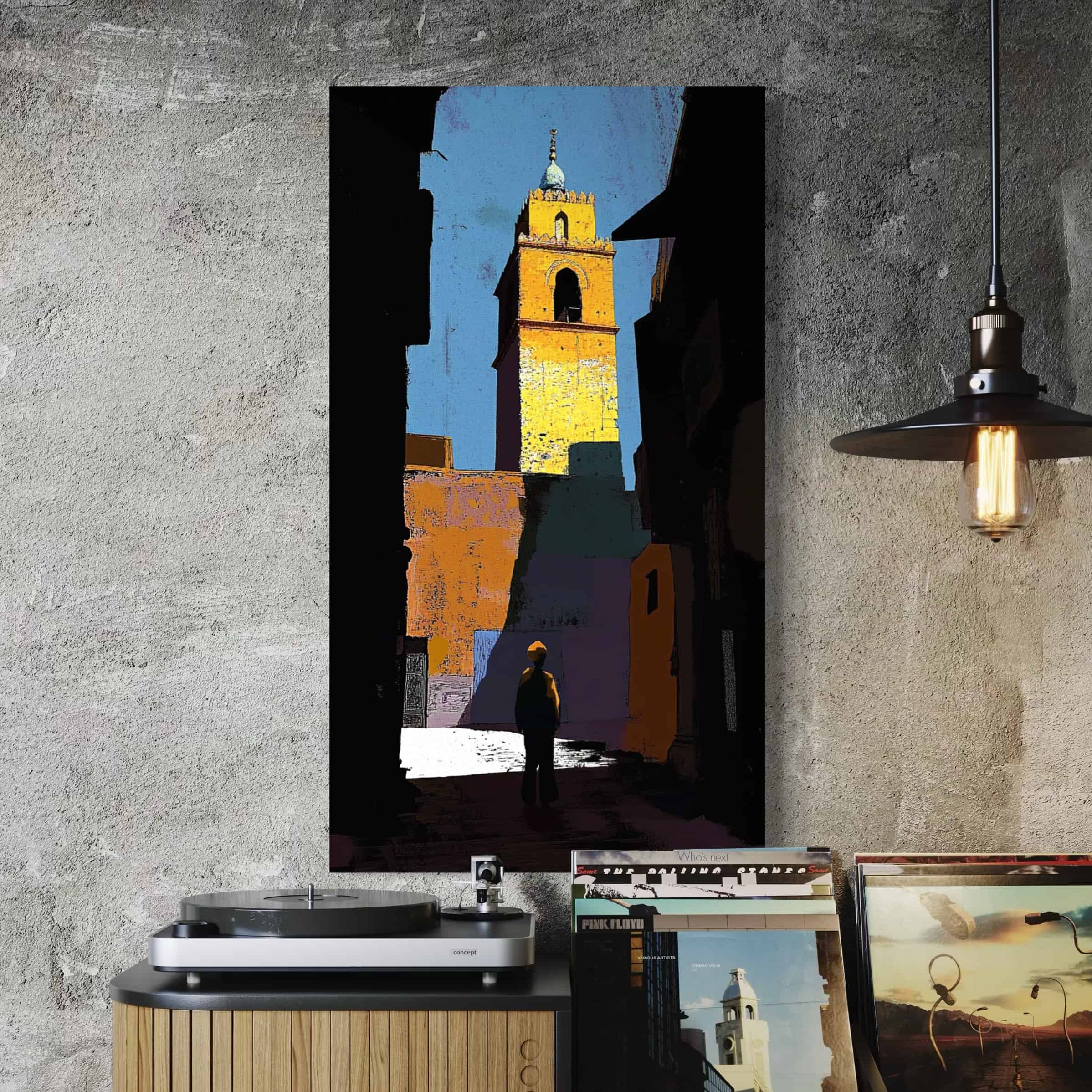ARCHITECTURE ART "OLD TOWN CALLING"