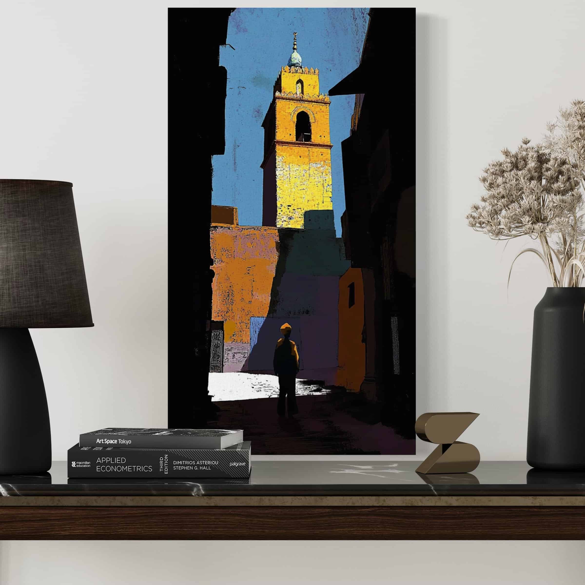 ARCHITECTURE ART "OLD TOWN CALLING"