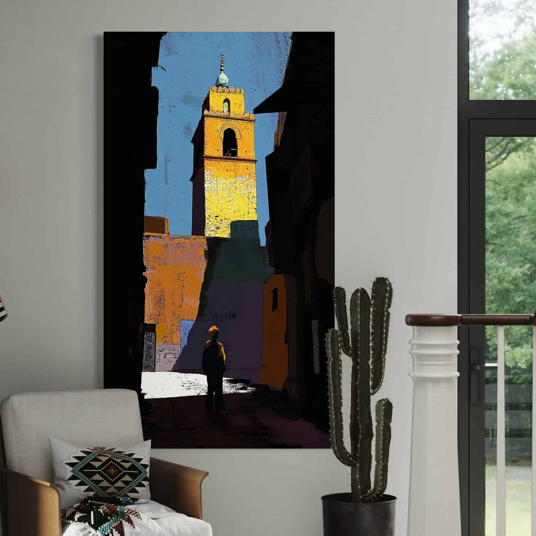 ARCHITECTURE ART "OLD TOWN CALLING"