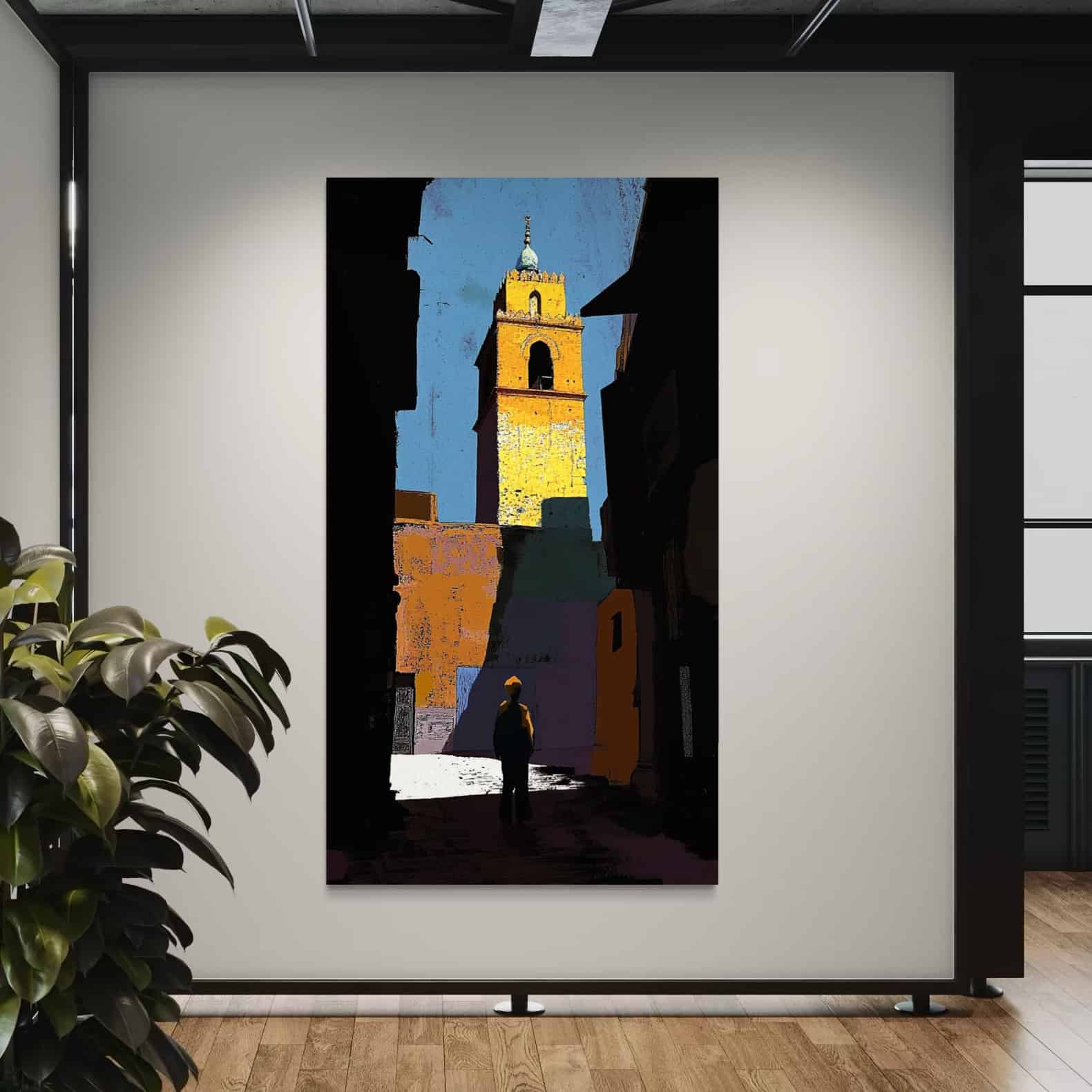 ARCHITECTURE ART "OLD TOWN CALLING"
