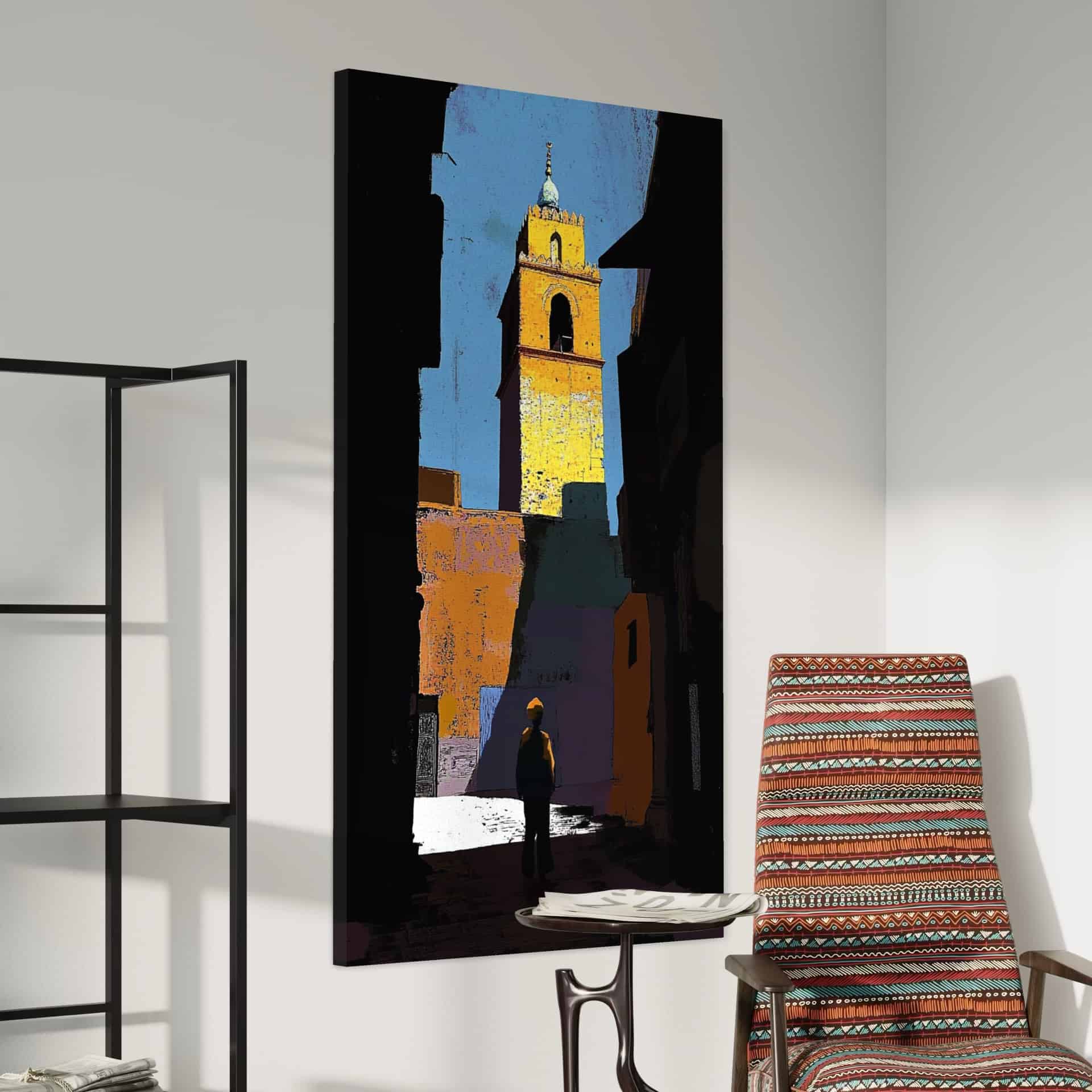 ARCHITECTURE ART "OLD TOWN CALLING"