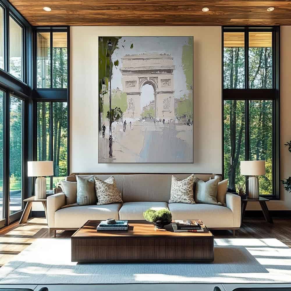 ARCHITECTURE ART "AVENUE OF LIGHT"