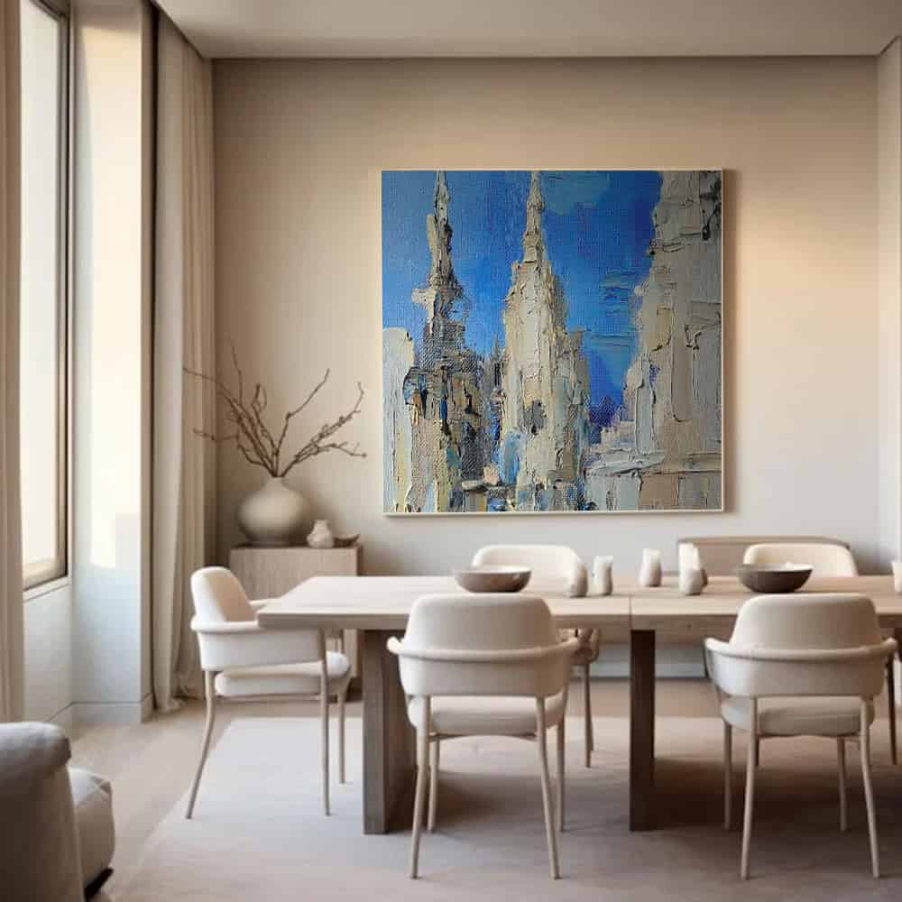 ARCHITECTURE ART "AZURE SPIRES"
