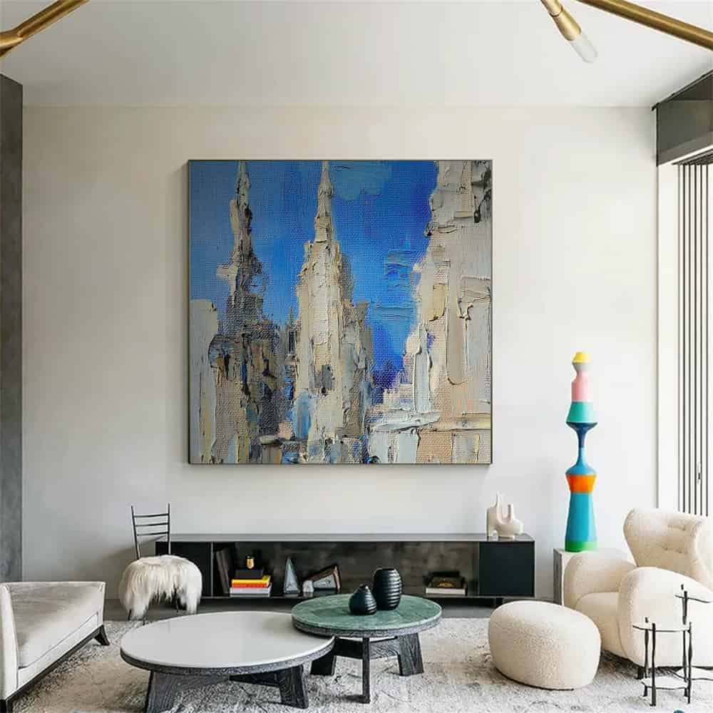 ARCHITECTURE ART "AZURE SPIRES"