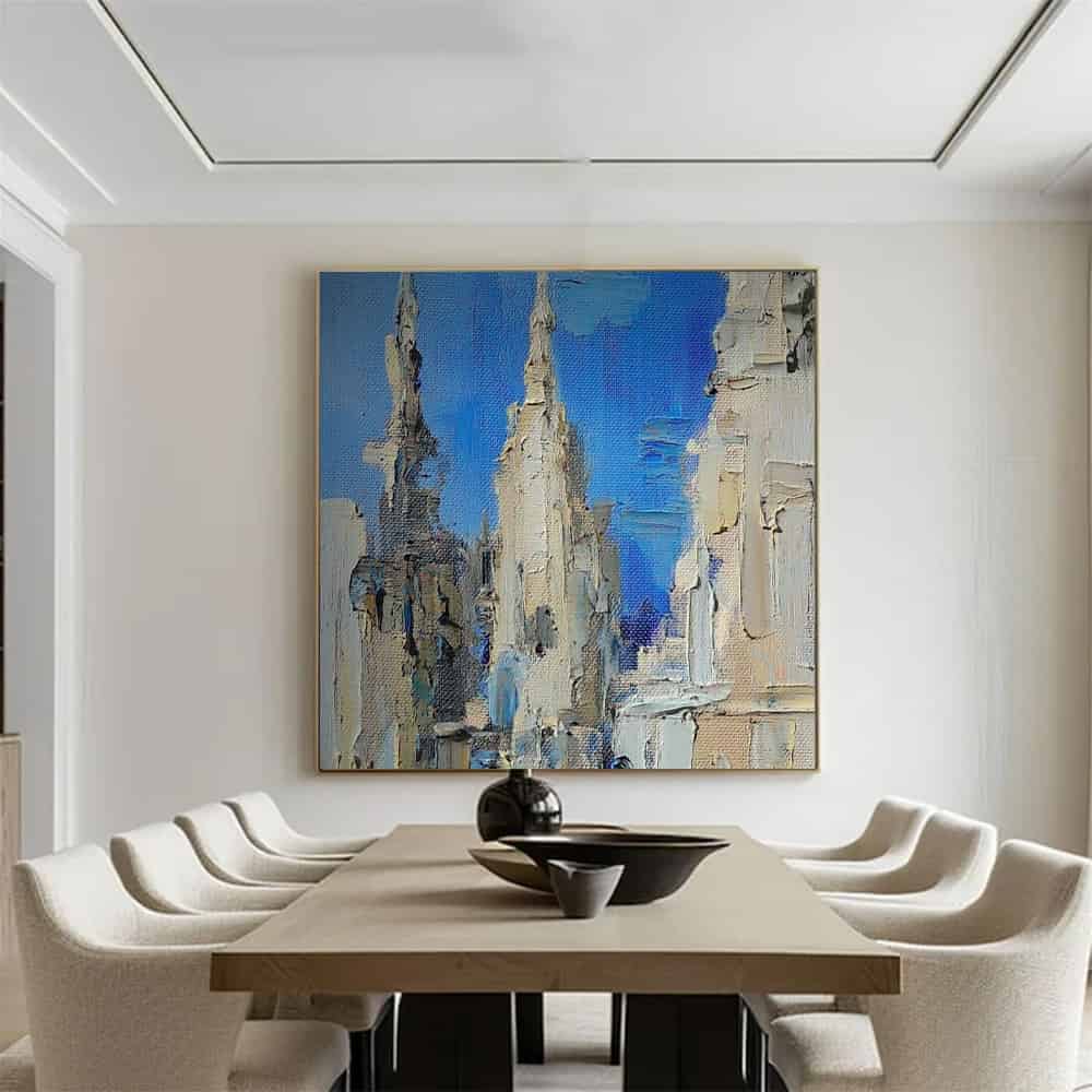 ARCHITECTURE ART "AZURE SPIRES"