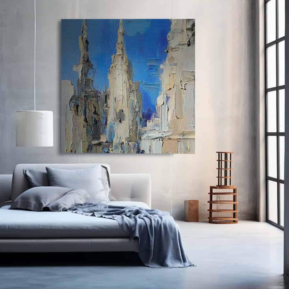 ARCHITECTURE ART "AZURE SPIRES"
