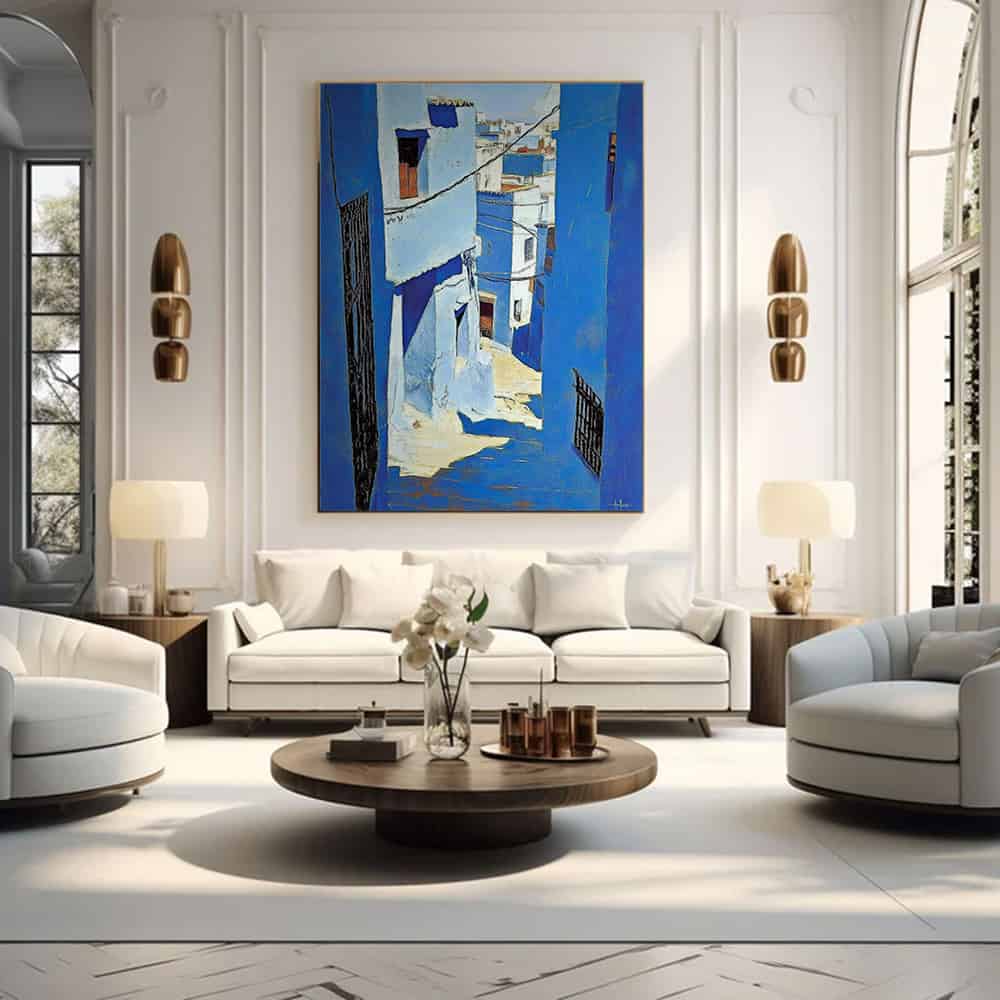 ARCHITECTURE ART "BLUE PASSAGE"