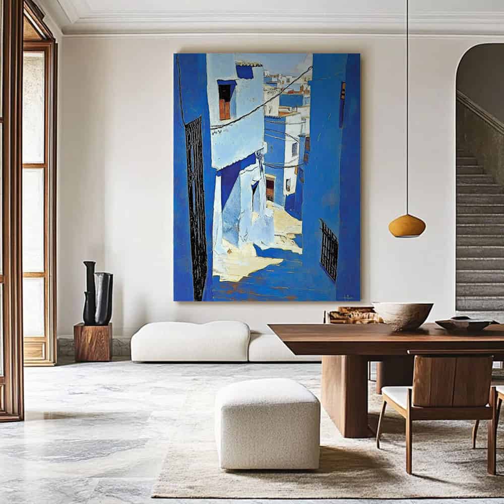 ARCHITECTURE ART "BLUE PASSAGE"