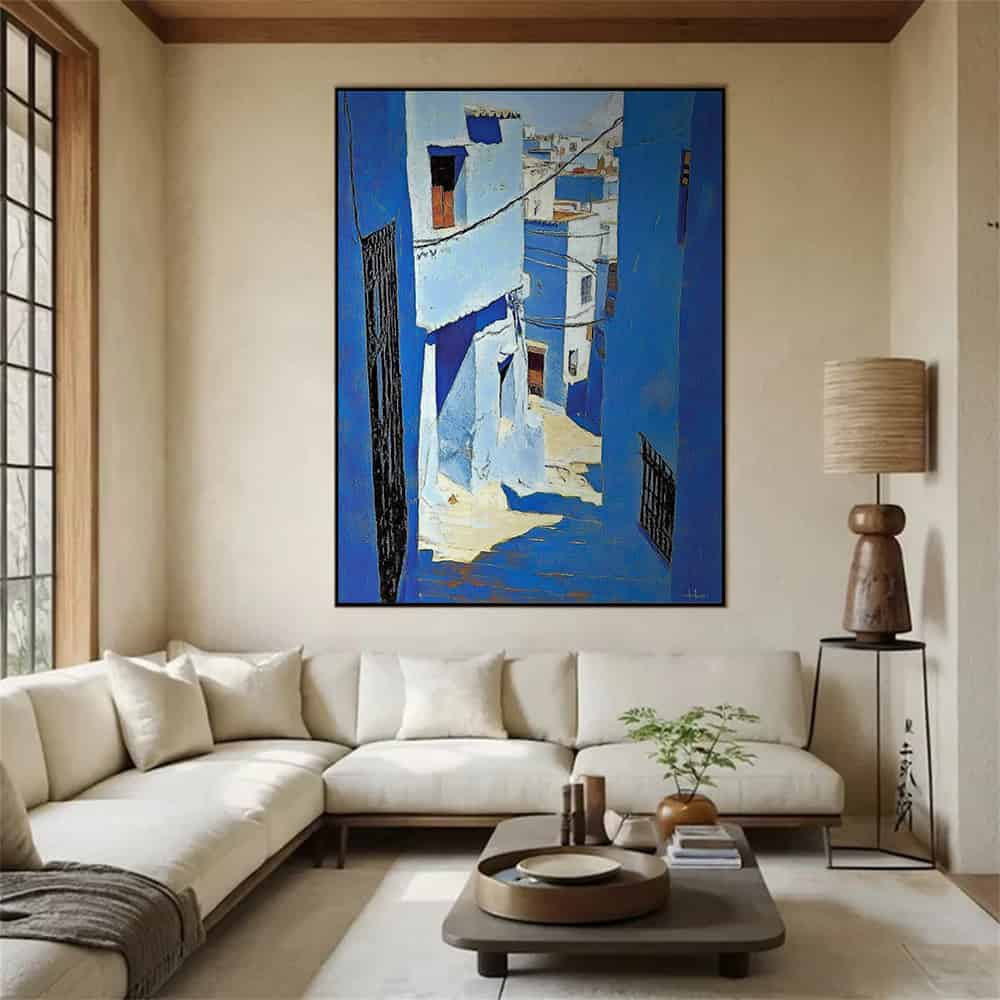ARCHITECTURE ART "BLUE PASSAGE"