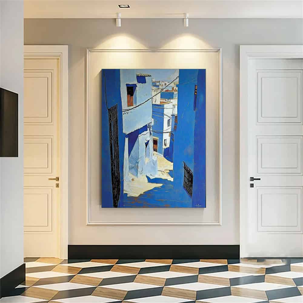 ARCHITECTURE ART "BLUE PASSAGE"