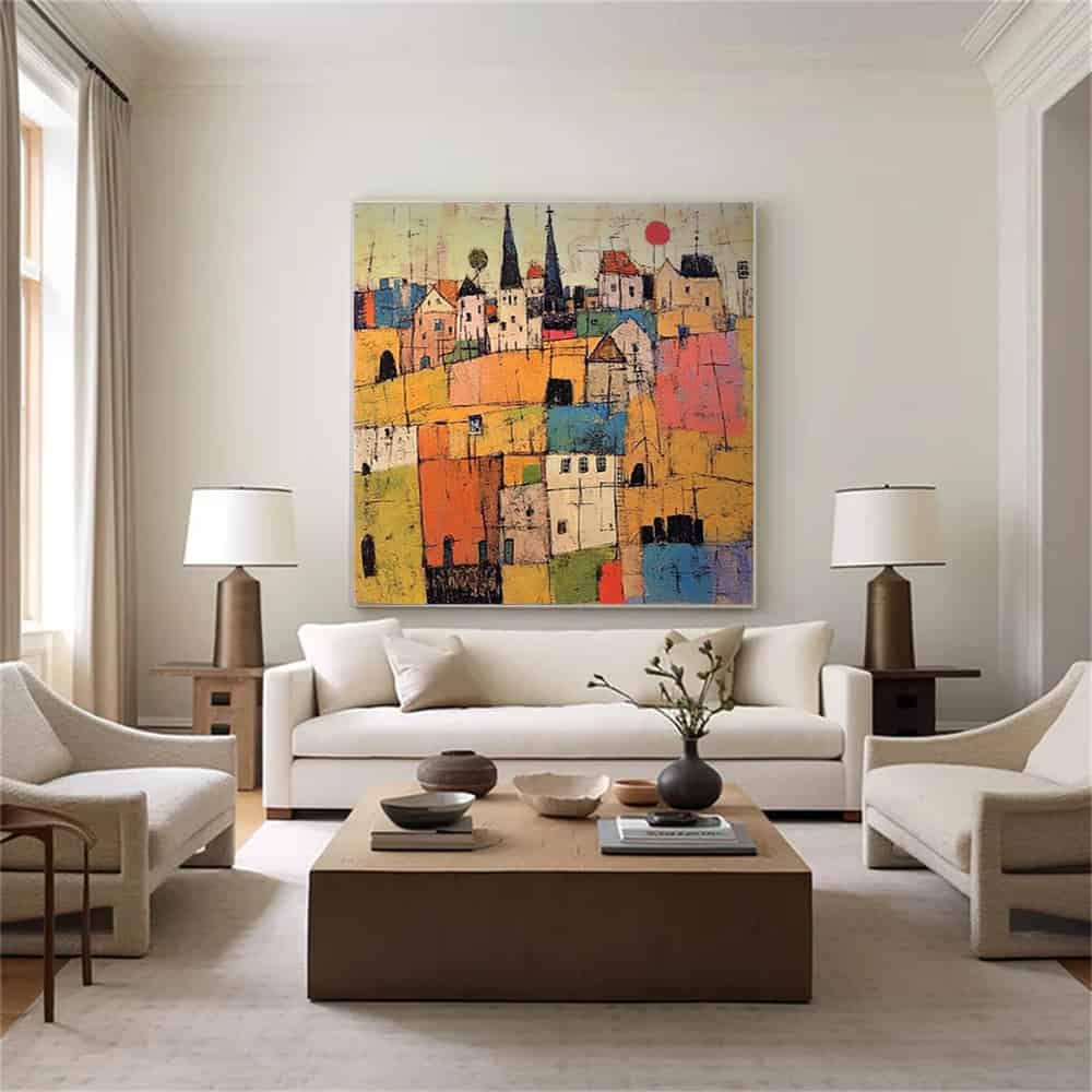 ARCHITECTURE ART "HILLSIDE MOSAIC"