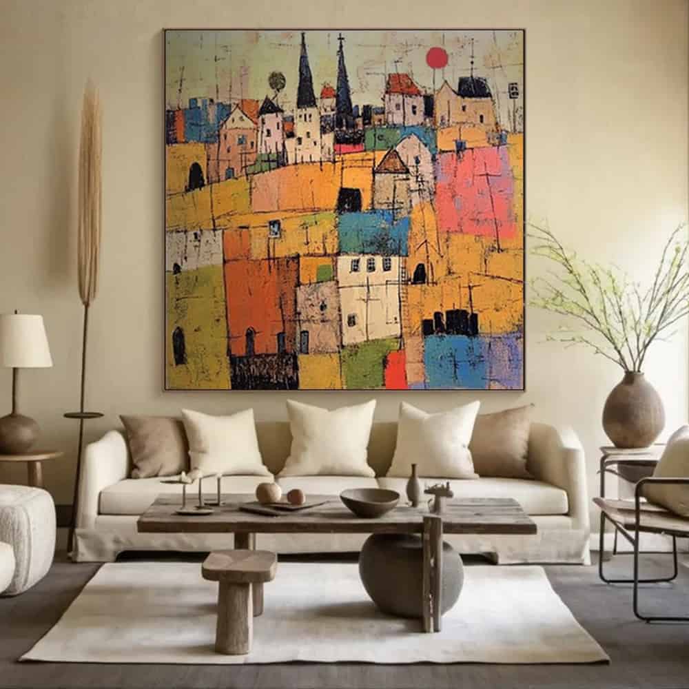ARCHITECTURE ART "HILLSIDE MOSAIC"