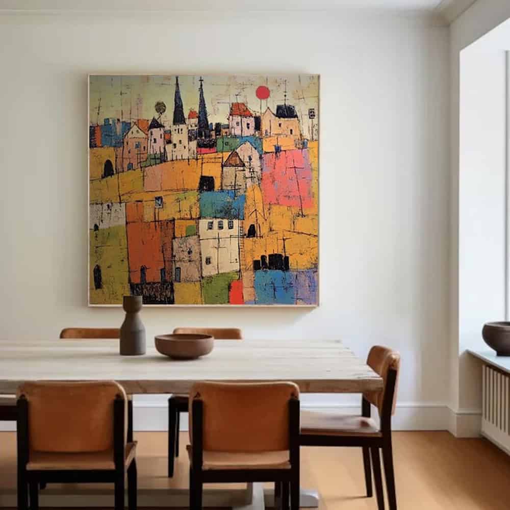 ARCHITECTURE ART "HILLSIDE MOSAIC"