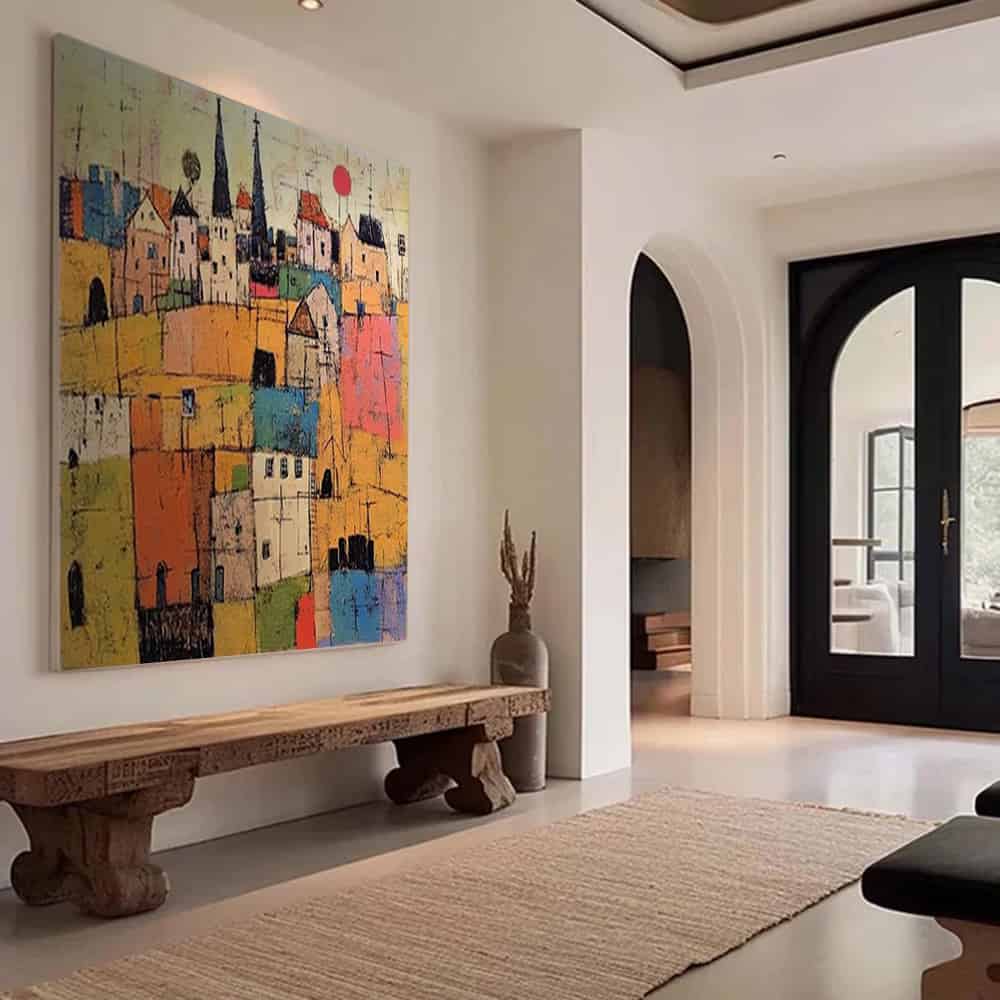 ARCHITECTURE ART "HILLSIDE MOSAIC"