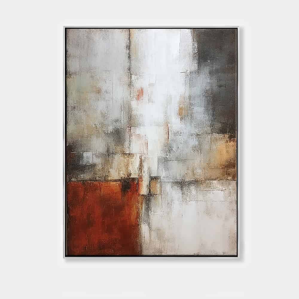ARCHITECTURE ART "RUSTED CORNERSTONE"
