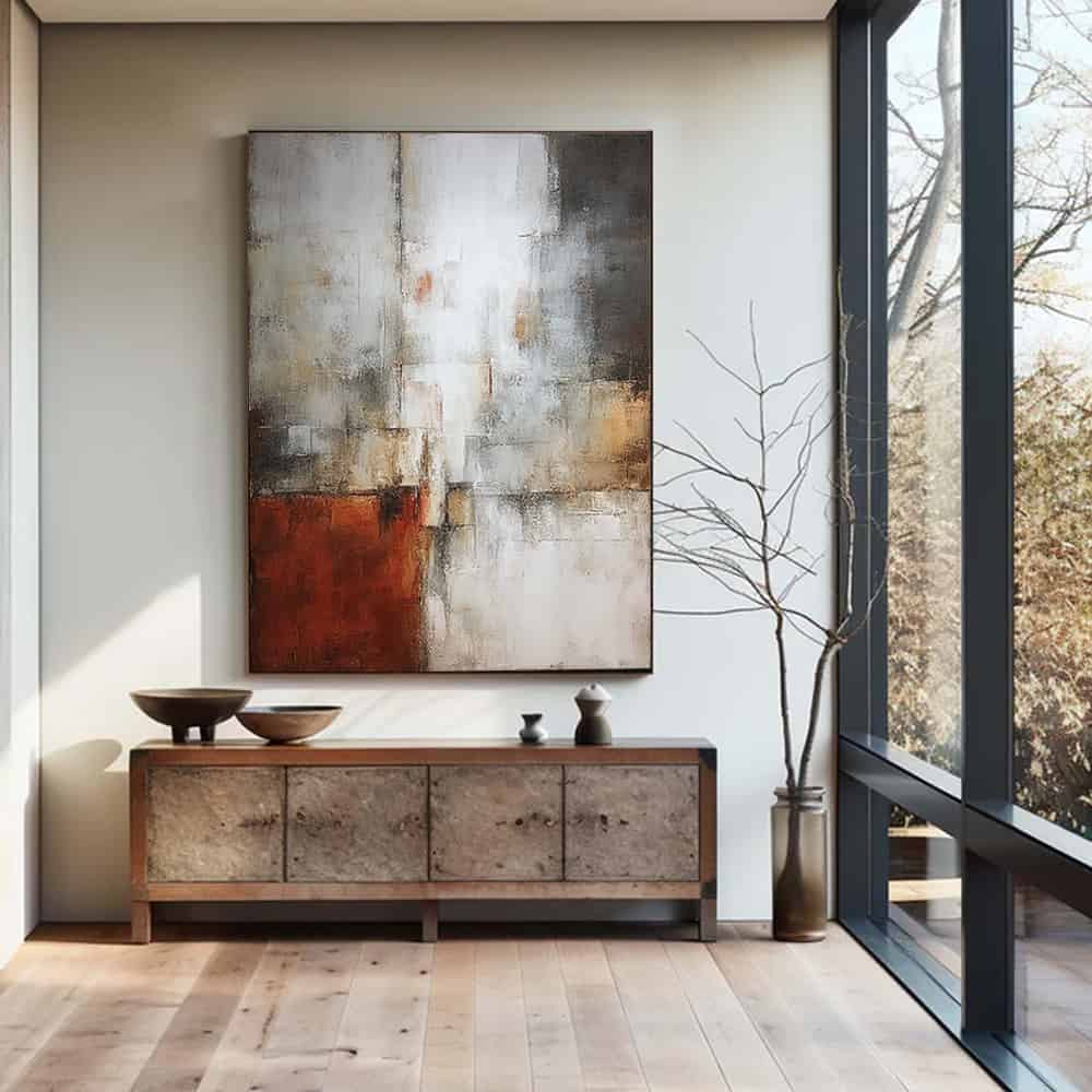 ARCHITECTURE ART "RUSTED CORNERSTONE"