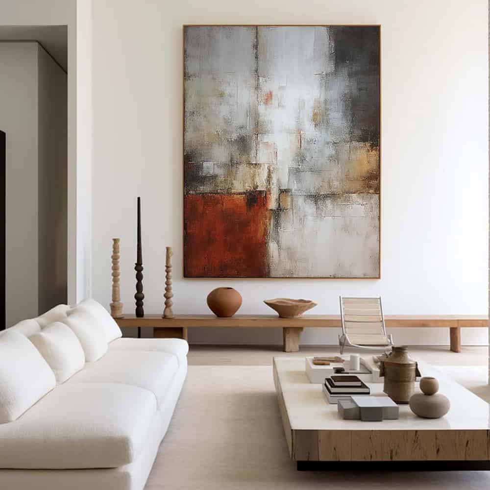 ARCHITECTURE ART "RUSTED CORNERSTONE"