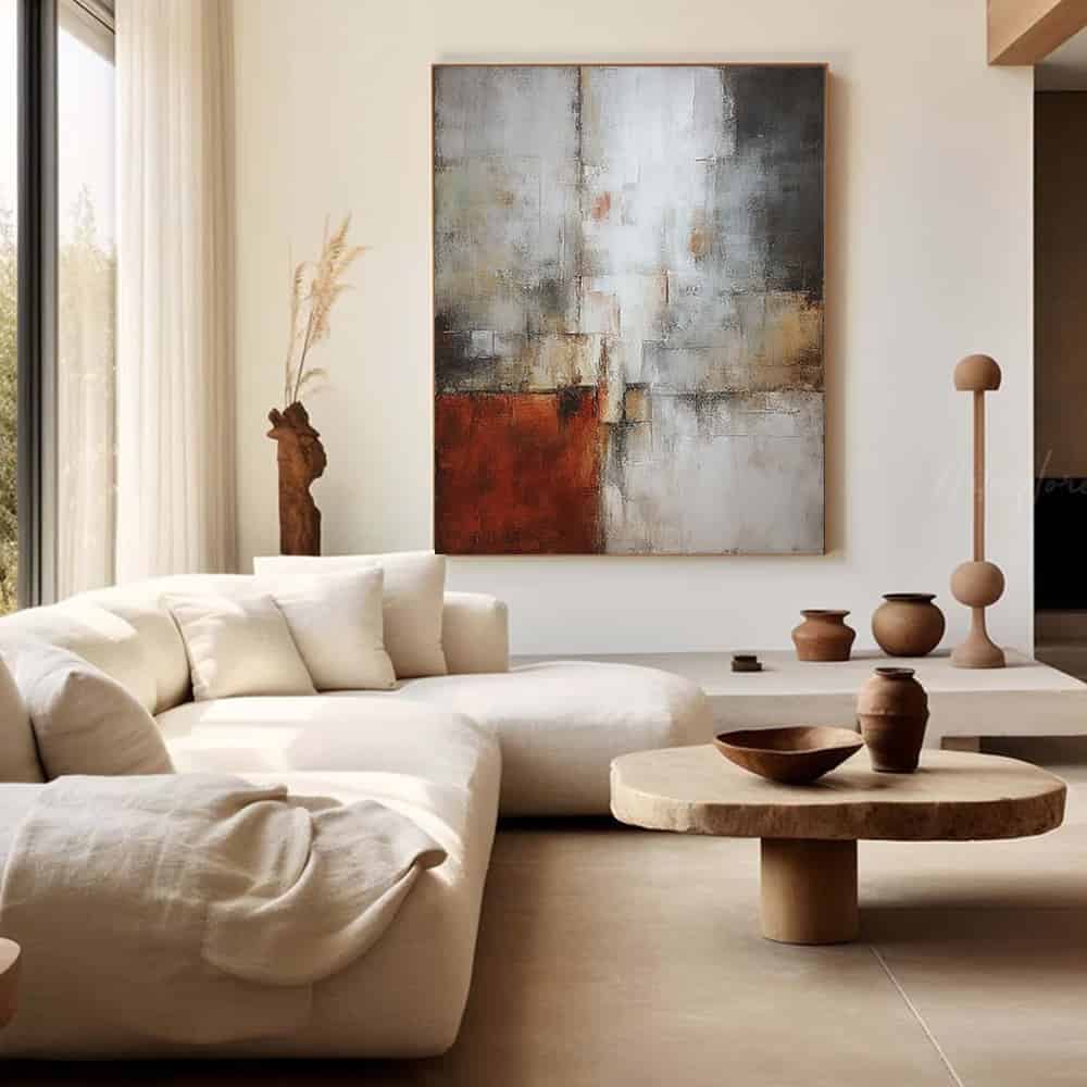 ARCHITECTURE ART "RUSTED CORNERSTONE"
