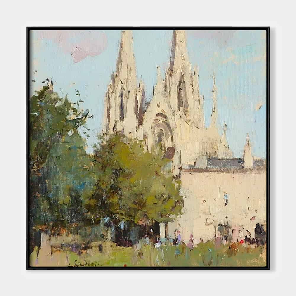 ARCHITECTURE ART "SUNDAY SPIRES"