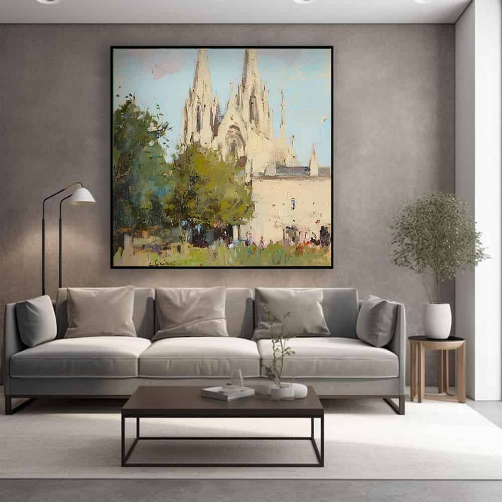 ARCHITECTURE ART "SUNDAY SPIRES"