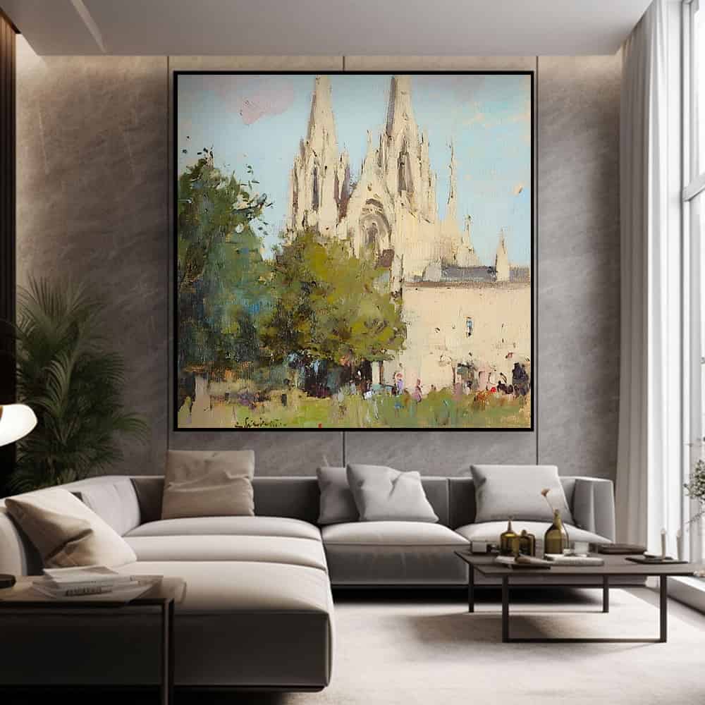 ARCHITECTURE ART "SUNDAY SPIRES"