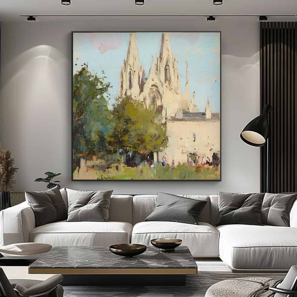 ARCHITECTURE ART "SUNDAY SPIRES"