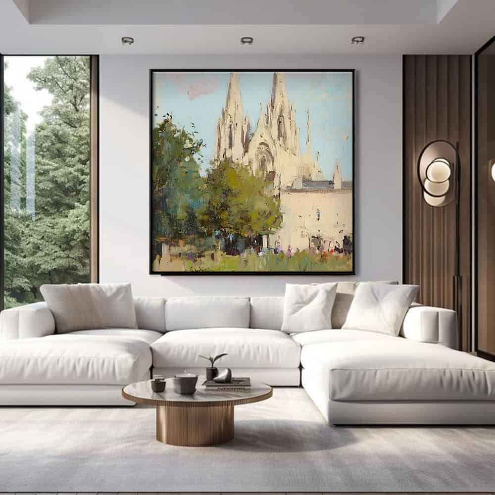 ARCHITECTURE ART "SUNDAY SPIRES"