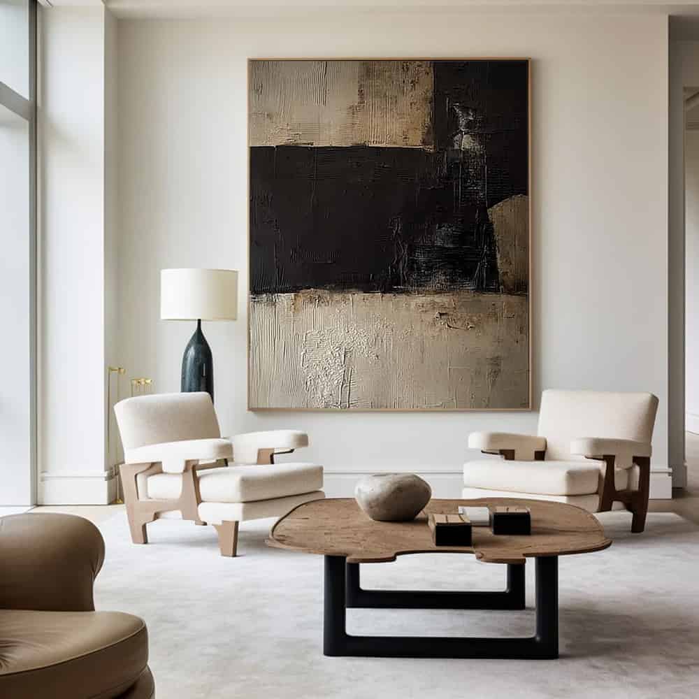 BLACK TEXTURED ART "BASTION OF SHADOWS"