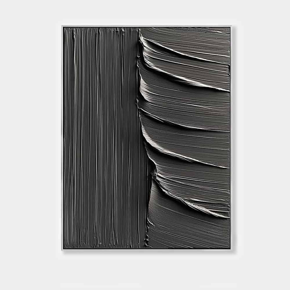BLACK TEXTURED ART "UNVEILING"