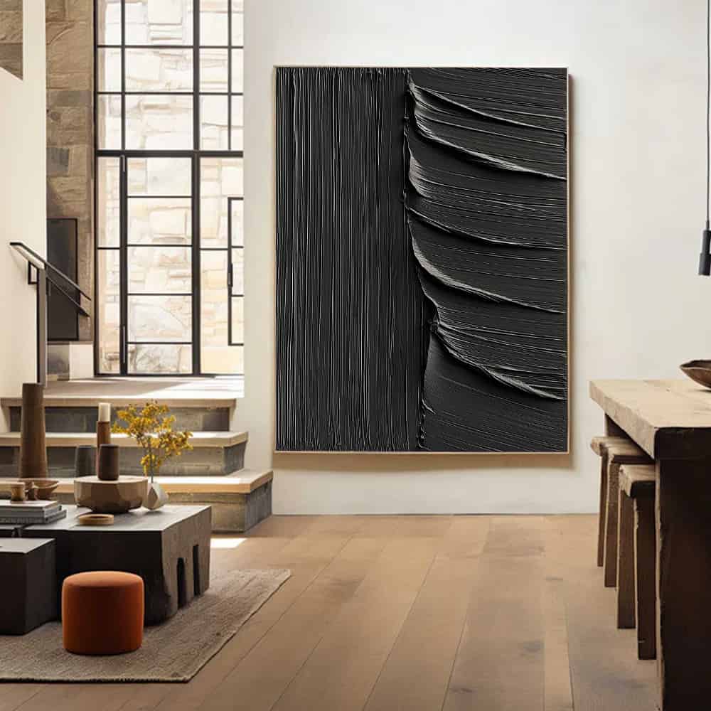 BLACK TEXTURED ART "UNVEILING"