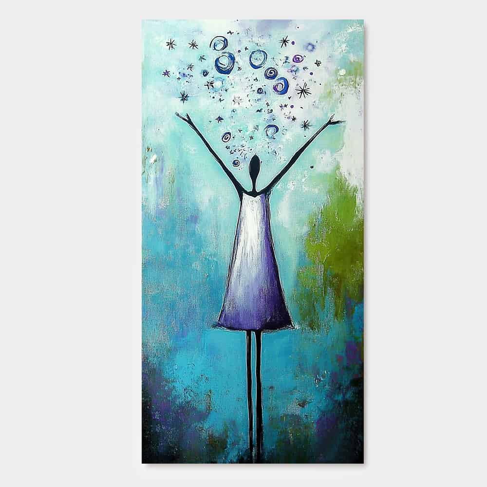 COLOR ABSTRACT ART "A WISH RELEASED"