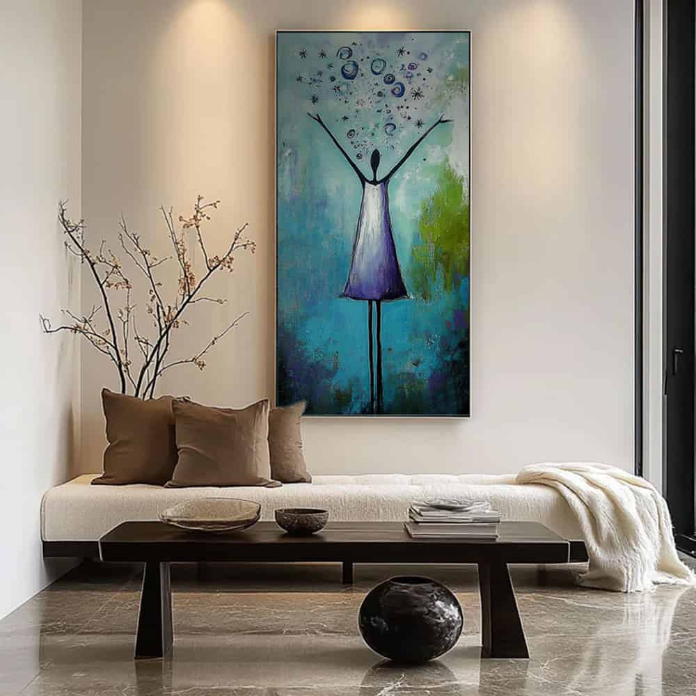 COLOR ABSTRACT ART "A WISH RELEASED"